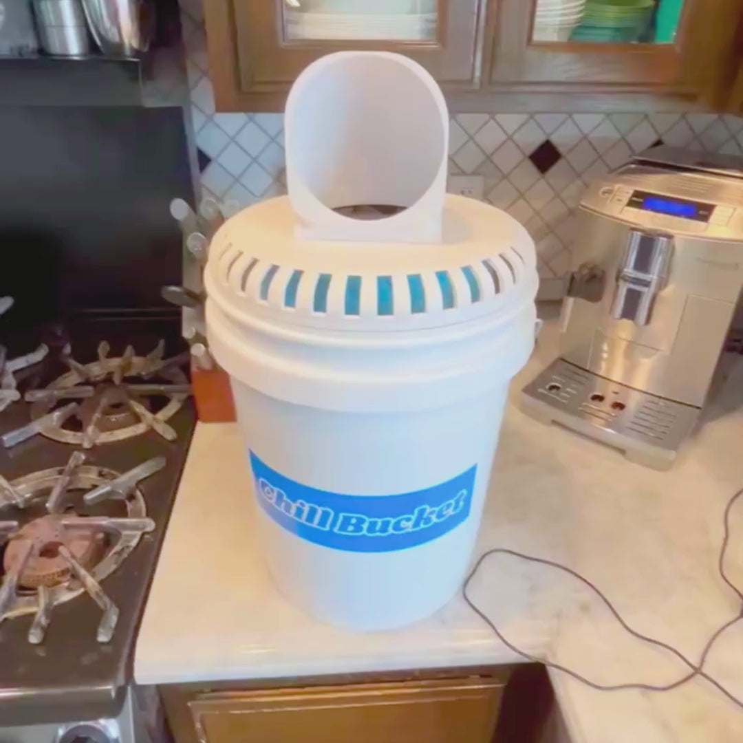 how to set up and use chill bucket portable air cooler, and an explanation of how it works